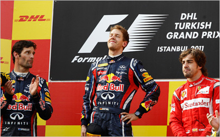Formula One: Vettel Dominates Eventful Turkish Grand Prix | See ads | F1 news | Scoop.it