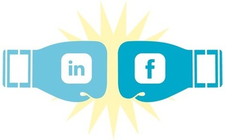 Facebook vs. LinkedIn &ndash; 10 B2B Marketing Resources [with Infographic] | Unbounce | B2B Social Media Marketing | Scoop.it