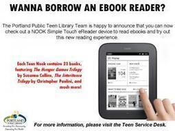 Hey teens, wanna borrow a&nbsp;NOOK? | eBooks, eReaders, and Libraries | Scoop.it