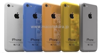 Un arc-en-ciel de couleurs pour l'iPhone low-cost | Veille Techno et Informatique "Autrement" | Scoop.it