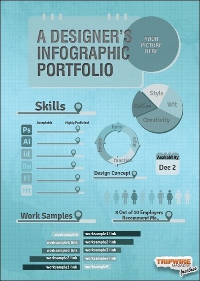 Portfolio Infographic Design Kit | timms brand design | Scoop.it