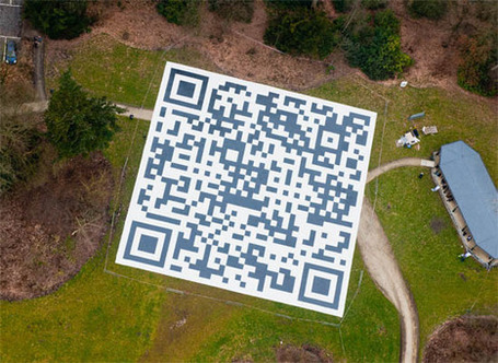 Gigantic QR code &ndash; 1.315 square meters &laquo; QR Code &reg; Artist | AniseSmith QR codes | Scoop.it