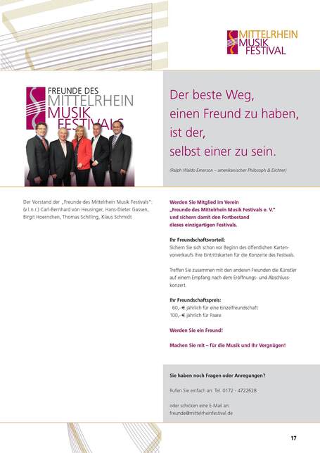 Seite 17 | Mittelrhein Musik Festival 2011 Review | Scoop.it