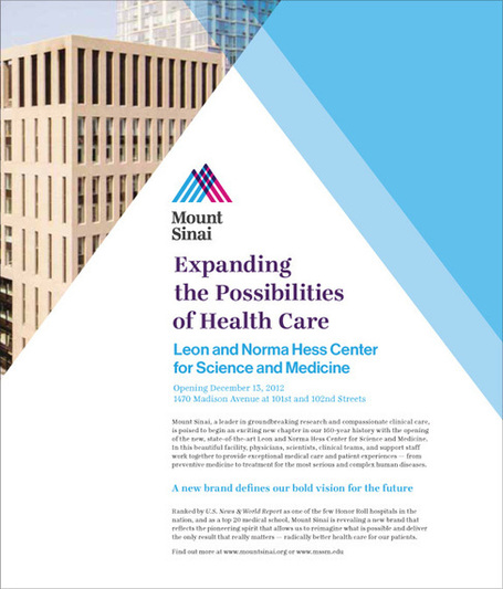 New identity for Mount Sinai Hospital | USA | Agency: Siegel + Gale | Corporate Identity | Scoop.it