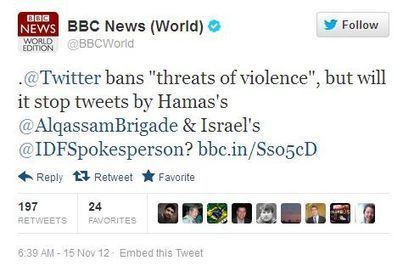 Live Blogging Israel's Media War 11/18/2012 | HonestReporting | Jewish Education Around the World | Scoop.it
