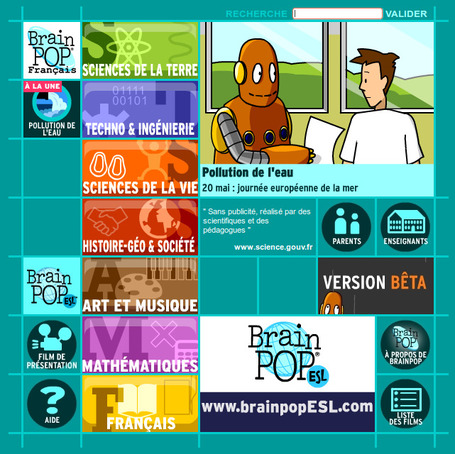 BrainPOP - Site &eacute;ducatif anim&eacute; pour enfants | TICE, Web 2.0, logiciels libres | Scoop.it