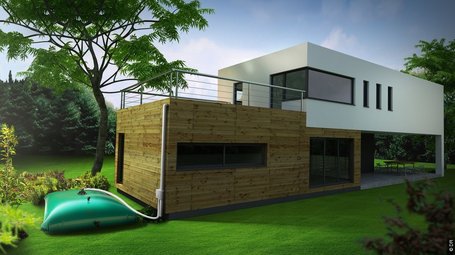 Citerne souple pour r&eacute;cup&eacute;rer les eaux de pluie | IMMOBILIER 2013 | Scoop.it