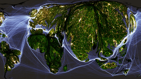Crazy Maps Show The World Organized By Human Activity | Digital Cartography | Scoop.it