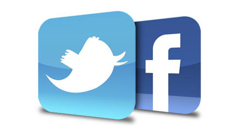 logos twitter et facebook