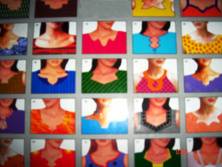 Iphone on Women Suits Neck Design