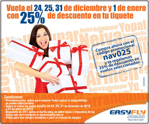 Tiquetes Aéreos Vuelos Baratos Economicos Colombia EASYFLY.COM.CO ...