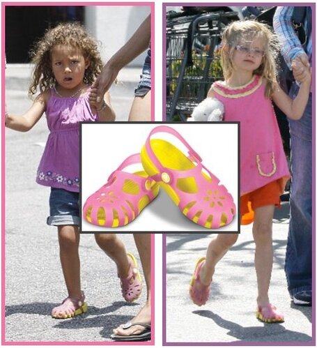 Nahla and Violet Love Crocs - Celebrity Baby Scoop | Crocs | Scoop.it