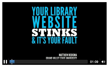 Matthew Reidsma : Your Library Website Stinks and It's Your Fault - audio recording | The Information Professional | Scoop.it