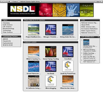 National Science Digital Library on iTunes U | Homework Helpers | Scoop.it