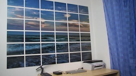 Display a Giant Photo on Your Wall Using Wooden Boards | Art 2.0 | Scoop.it