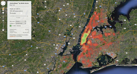 ChoiceMaps by Walk Score | Emergent Digital Practices | Scoop.it
