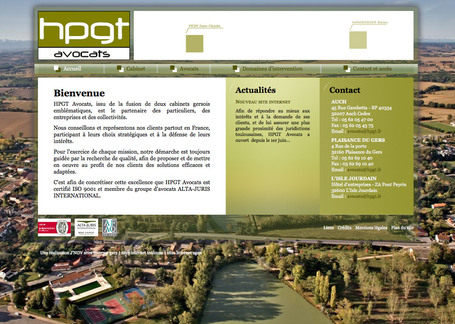 Site internet Drupal pour HPGT Avocats Gers | Cr&eacute;ateur sites internet Gers Toulouse | Scoop.it