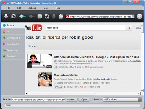 Scaricare e Convertire Video Da YouTube: ImTOO Youtube Video Converter ...