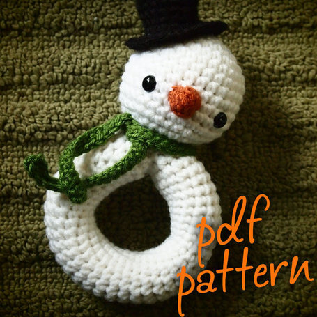 Free Crochet Pattern - Snowman - Crafts - Free Craft Patterns