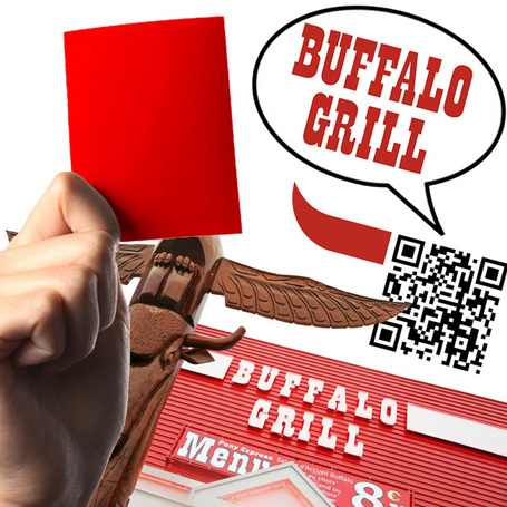 Carton rouge pour Buffalo, grill&eacute; par ses Flashcodes | r&eacute;seaux sociaux et p&eacute;dagogie | Scoop.it