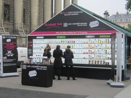 Vitrine virtuelle, en plein c&oelig;ur de Paris, pour Carrefour | CRAKKS | Scoop.it