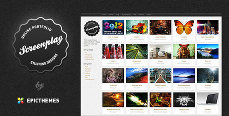Screenplay - Slick, minimal portfolio theme (Portfolio) | Premium Wordpress Themes | Scoop.it