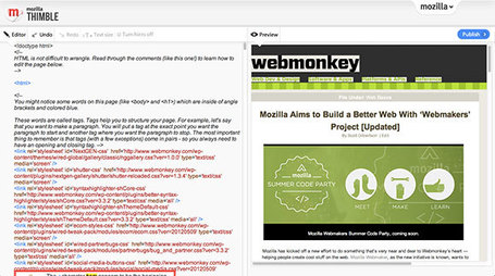 Learn to Code With Mozilla&rsquo;s &lsquo;Thimble&rsquo; Editor | E-Learning and Online Teaching | Scoop.it