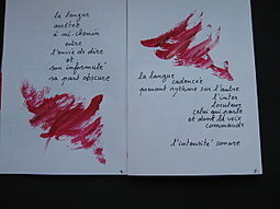 Sur le bout de la langue, livre d'artiste d'Alain Helissen | Poezibao | Scoop.it