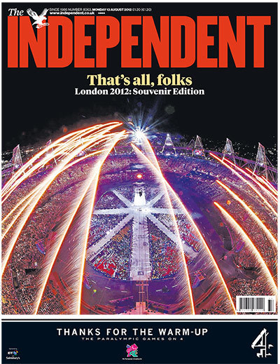 London 2012: How the front pages of London papers declared the Games were over | Equestrian Olympics 2012 | Scoop.it