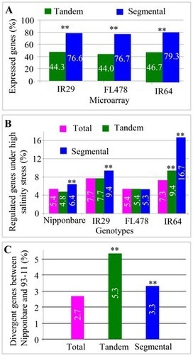 PLOS ONE: Comparative Genomic and Transcriptomic Analysis of Tandemly and Segmentally Duplicated Genes in Rice | Rice origins and cultural history | Scoop.it