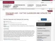 Flip the Classroom and Catalyze the Learning | EDUCAUSE.edu | Teaching & learning in the creative industries | Scoop.it