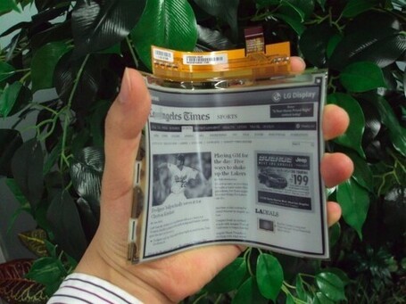 LG unveils flexible plastic e-paper display, aims for European launch next month | Technology and Gadgets | Scoop.it