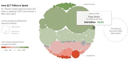 Four Ways to Slice Obama&rsquo;s 2013 Budget Proposal | The New York Times | All about Data visualization | Scoop.it