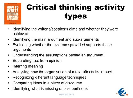 Free Critical Thinking Worksheets - Teach-nology