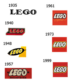 The evolution of the Lego logo. | timms brand design | Scoop.it