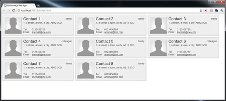 Un gestionnaire de contacts sous Backbone.js / partie 1 | Node.js | Scoop.it