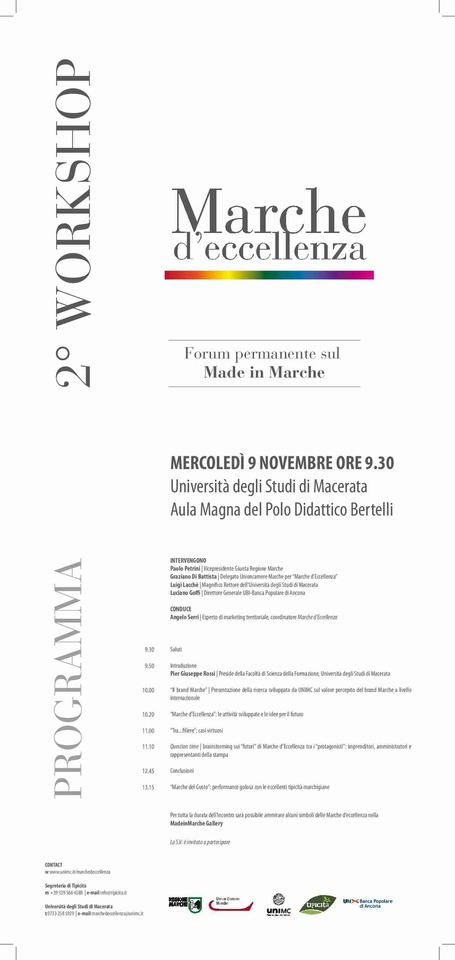 Marche d'Eccellenza - Made in Marche Forum | Le Marche another Italy | Scoop.it