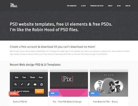 25 Best Websites to Find Awesome Free PSD Templates | Crazy 4 Photoshop | Scoop.it