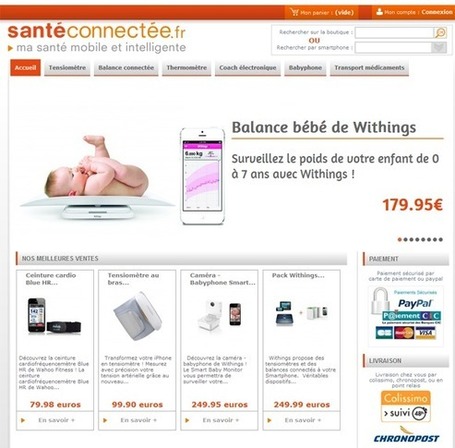 Sant&eacute;Connect&eacute;e : premi&egrave;re e-boutique d&eacute;di&eacute;e &agrave; l&rsquo;innovation sant&eacute; | veille technologique | Scoop.it