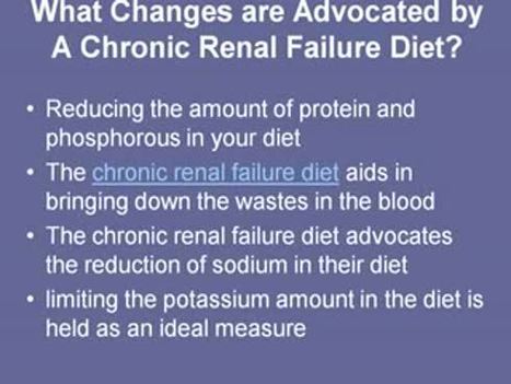 diet renal chronic failure menu scoop tu september tv am