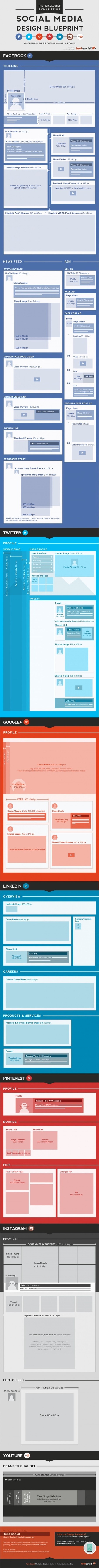 Guide Complet des Dimensions des Images des Top R&eacute;seaux Sociaux [Infographie] - Emarketinglicious | Veille R&eacute;seaux sociaux | Scoop.it