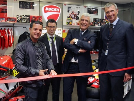 Ducati opens new concept store at the Marco Polo Airport in Venice | Rush Lane | Ductalk | Scoop.it