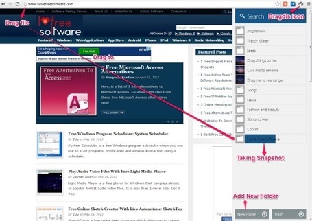 Chrome Plugin to Save Web Content By Dragging into Categorized Folders | formation 2.0 | Scoop.it