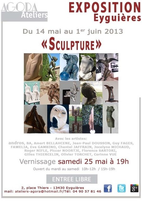 Exposition "Sculpture" aux Ateliers Agora | Communiquaction News | Scoop.it