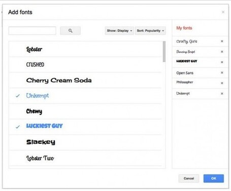 Novedades en Google Docs: cientos de nuevas fuentes, decenas de plantillas y opciones para importar im&aacute;genes | Blogs educativos generalistas | Scoop.it
