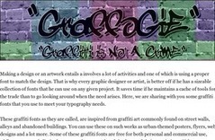 60+ High-Quality Graffiti Fonts for Your Design Works | Axxcom | Scoop.it