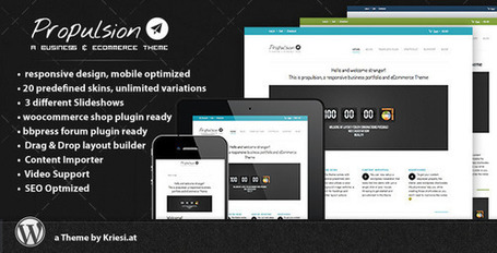 Propulsion - responsive business & eCommerce (Business) | Premium Wordpress Themes | Scoop.it