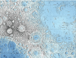 Desarrollan el mapa topográfico de la luna más detallado que existe