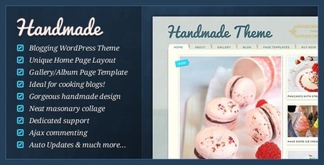 Handmade - Personal WordPress Blogging Theme (Personal) | Premium Wordpress Themes | Scoop.it