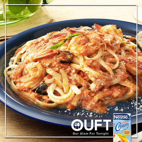 Scoop.it  Creamy Cuisine  spaghetti Filipino  recipe Shrimp nestle cream  Yummy Recipe Pasta creamy
